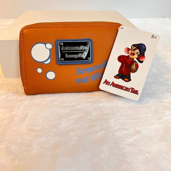 Loungfly An American Tail Vegan Zip Around Wallet - Picture 4 of 5